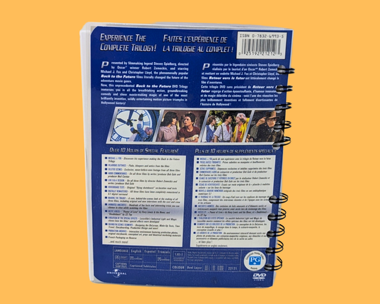Carnet de notes du film Retour vers le futur, la trilogie complète sur DVD
