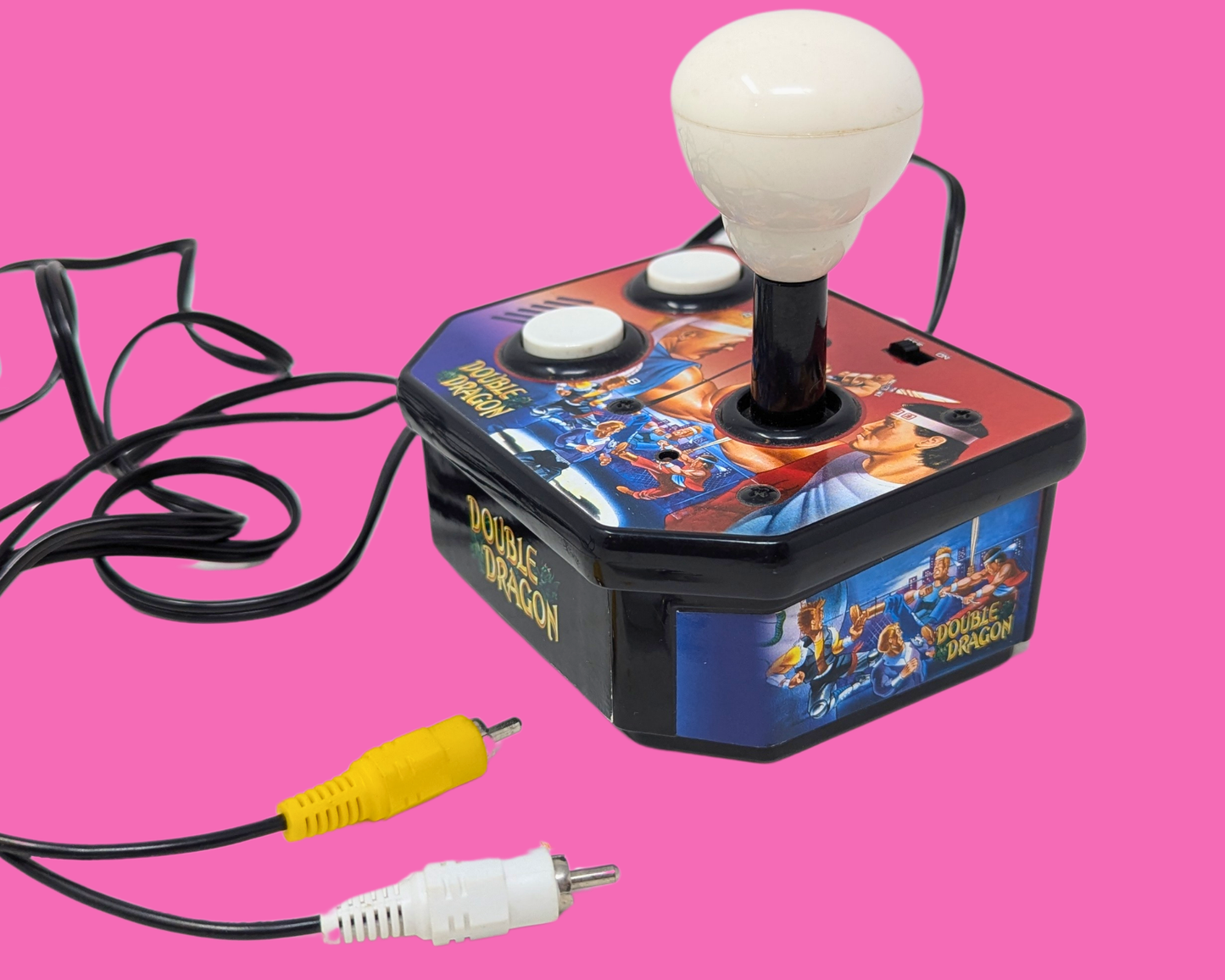 Console de jeux vidéo d'arcade MSI Double Dragon Plug & Play vintage des années 1980 - Testée et fonctionnelle
