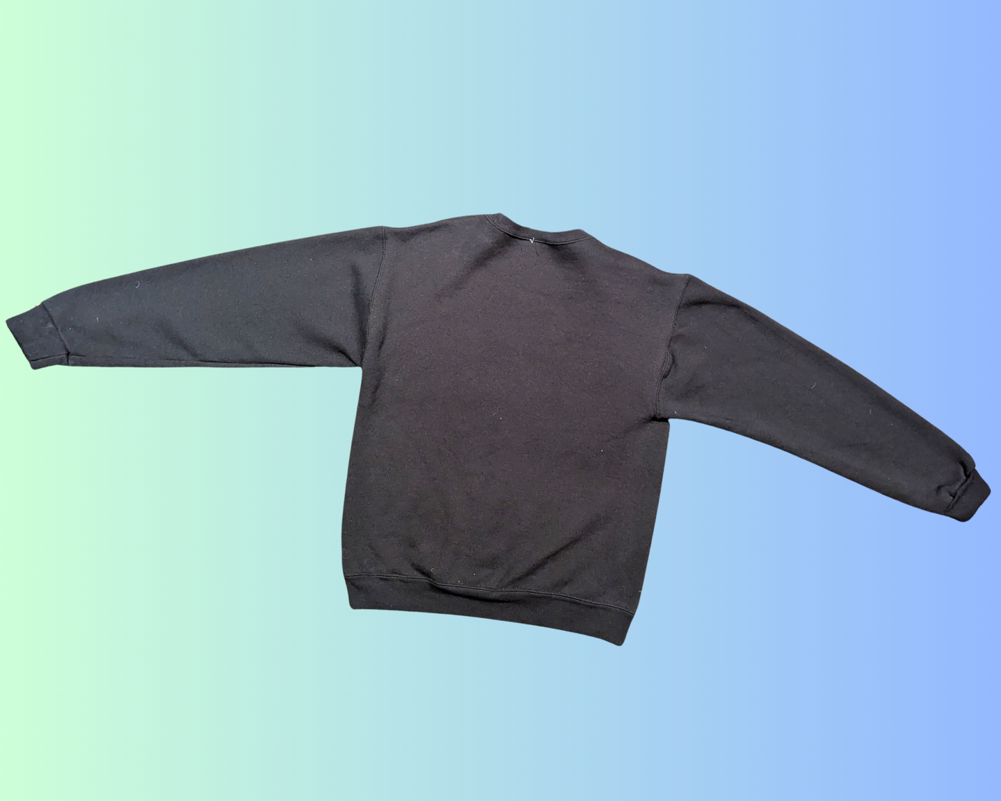 Alfredo Films (Embroidery Patches Letters) Black Crewneck Size S