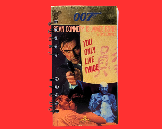 Carnet de notes VHS « On ne vit que deux fois »