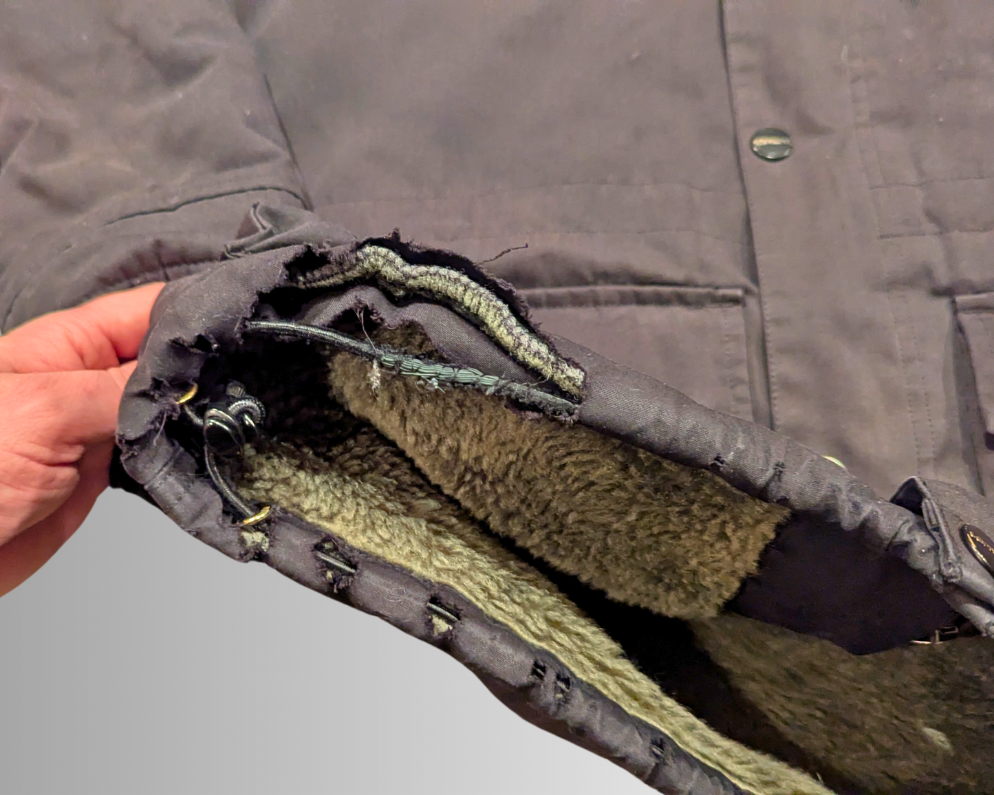 Veste Carhartt noire Y2K avec capuche, taille L