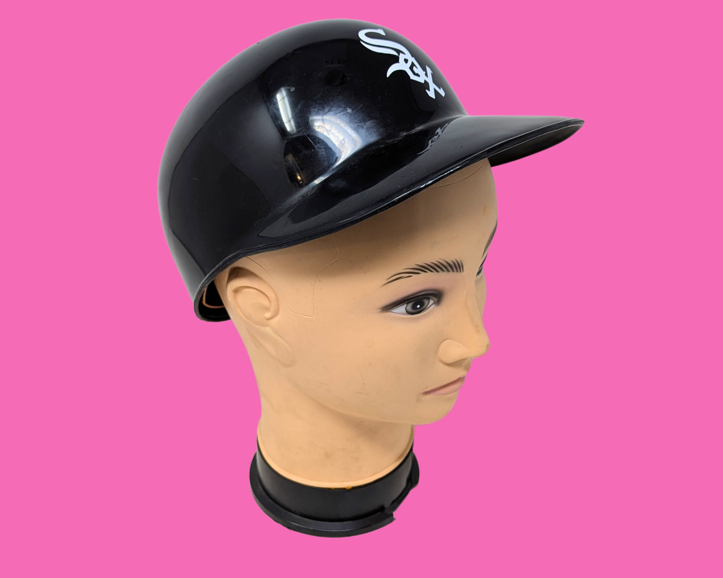 Casque de frappeur en plastique grandeur nature des Chicago White Sox MLB, réplique souvenir