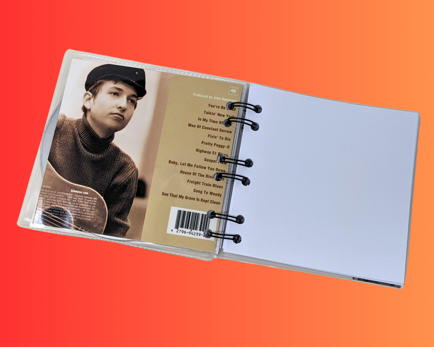 Bob Dylan CD Notebook