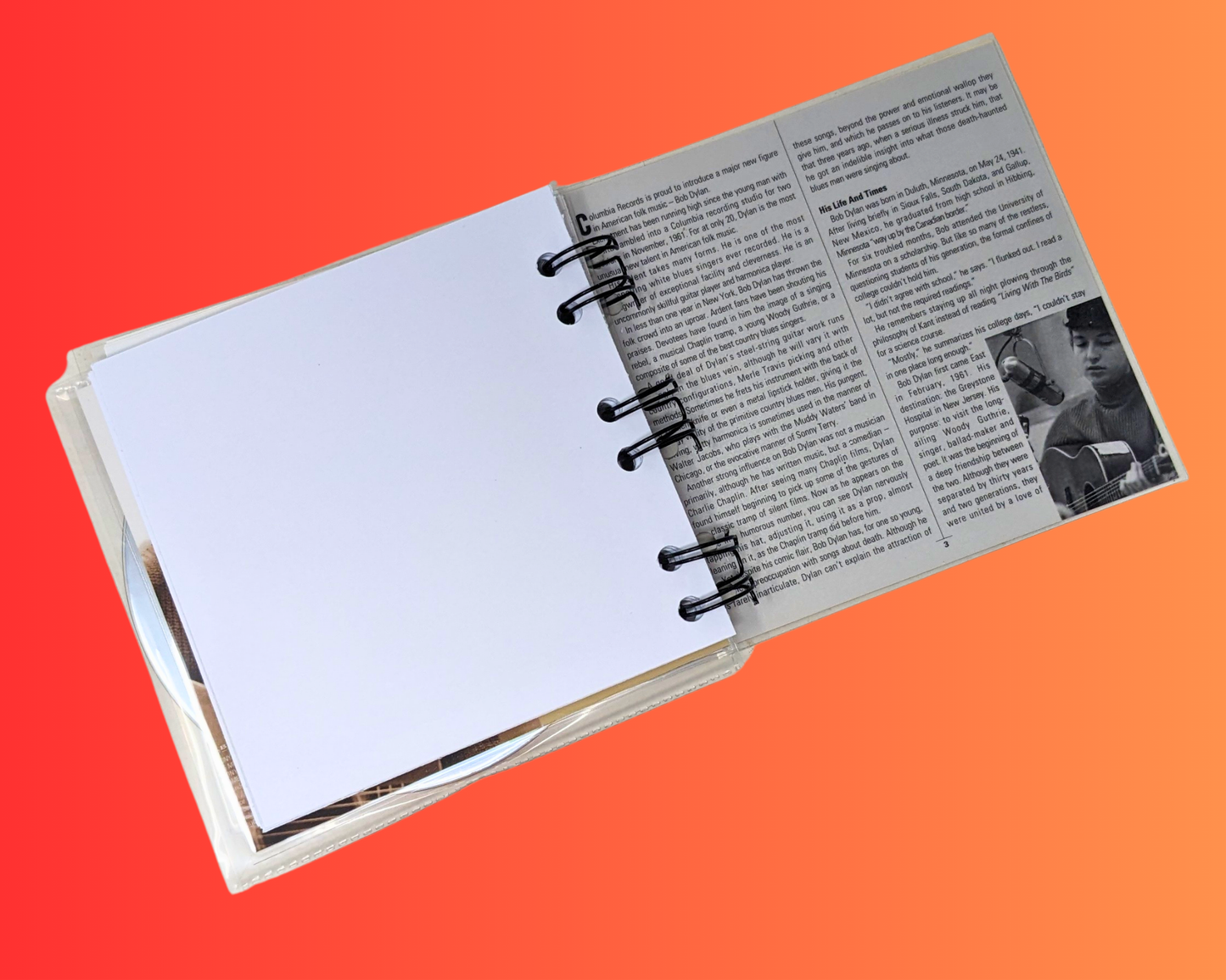 Bob Dylan CD Notebook