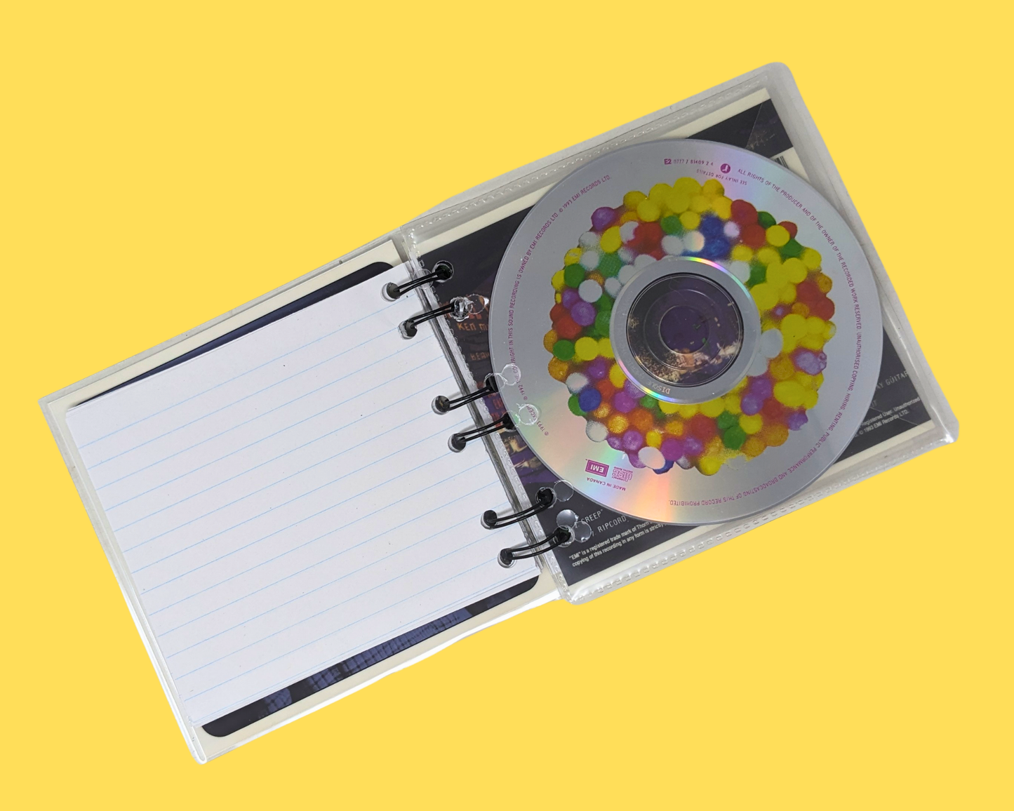 Radiohead, Pablo Honey CD Notebook