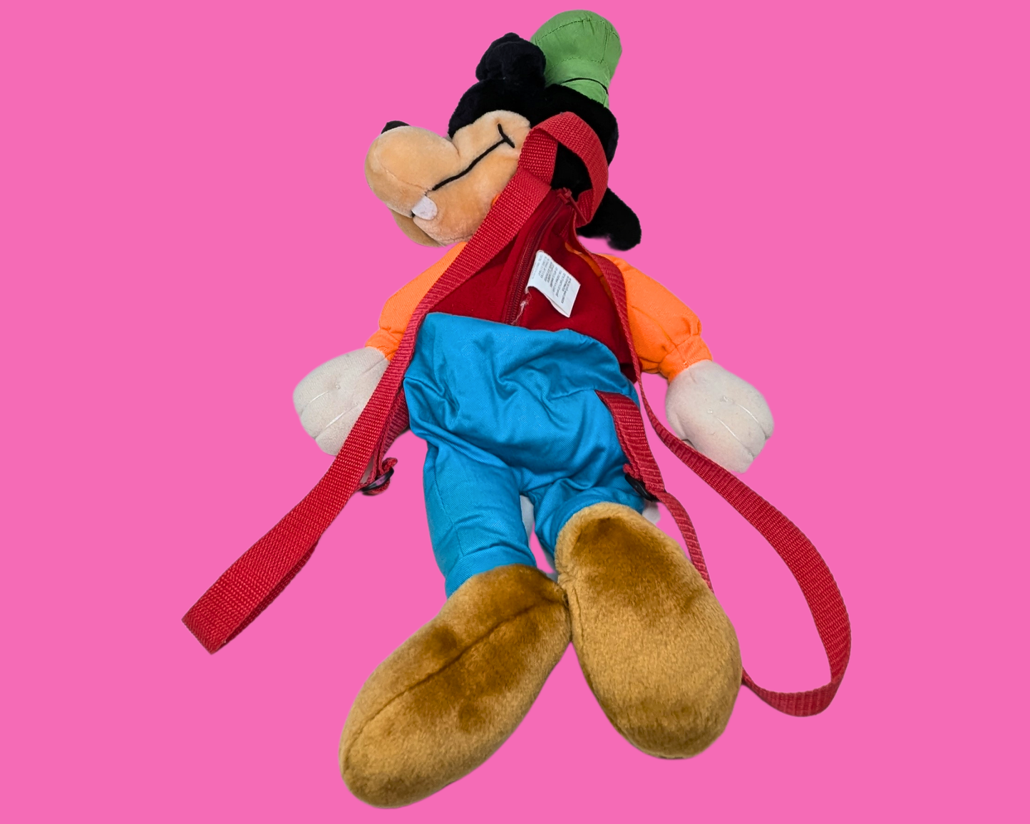 Sac en peluche vintage des années 1990 de Walt Disney Dingo