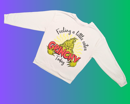 Pull ras du cou Grinch Y2K taille M