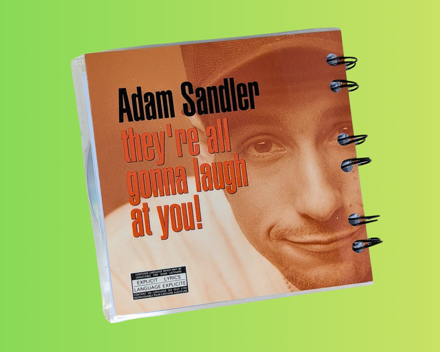 Adam Sandler, They're All Laugh At You CD Notebook