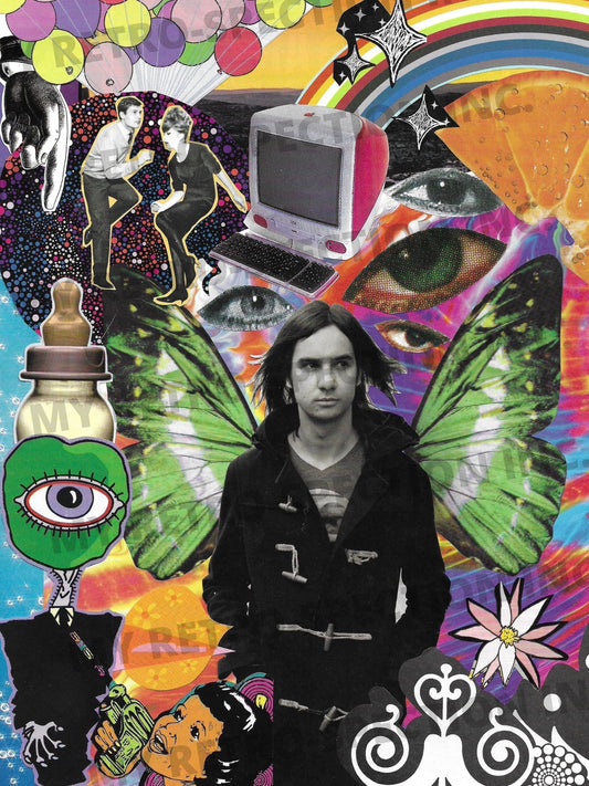 Print of Handmade Collage of Tame Impala