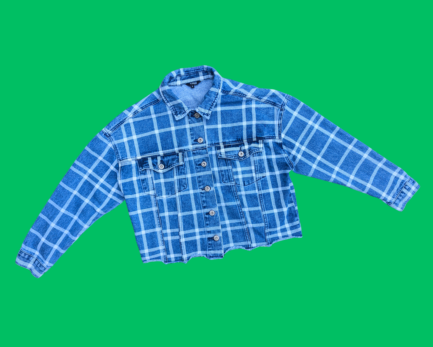 Handmade, Upcycled The Wizard of Oz Denim Jacket Size S