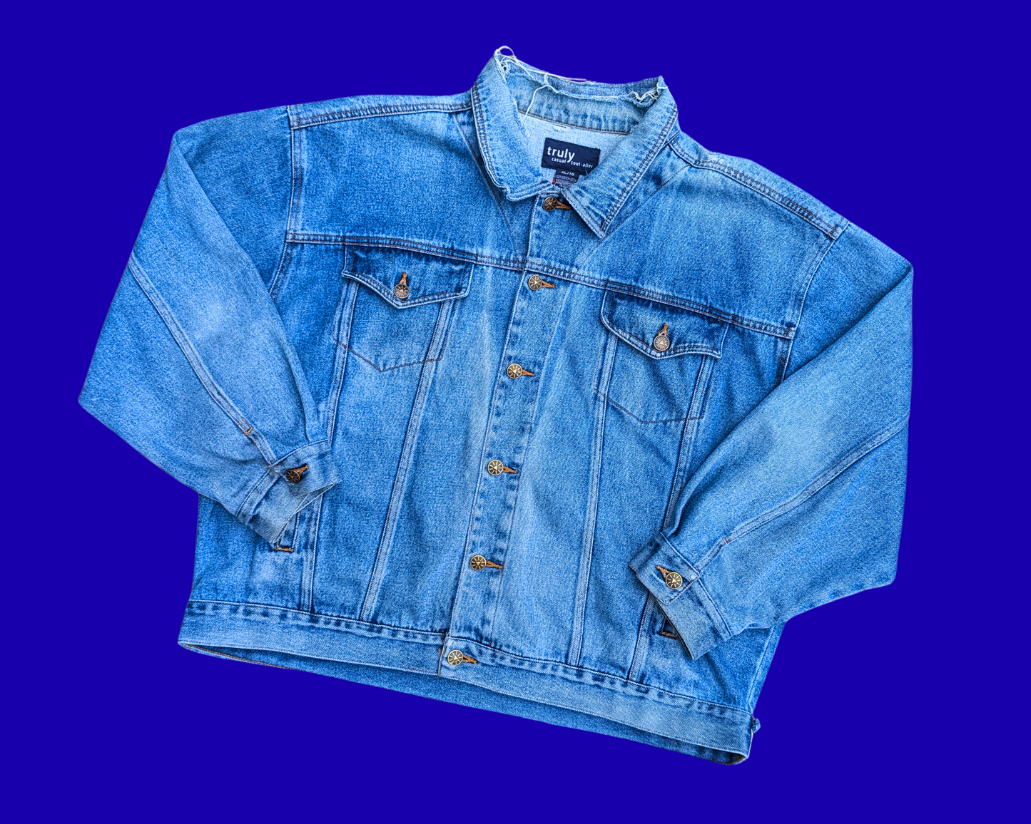 Handmade, Upcycled Star Wars Denim Jacket Size XL