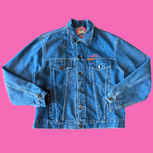 Elvis Presley Upcycled Denim Jacket Size L