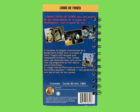 Carnet de film VHS Le Gendarme à New York