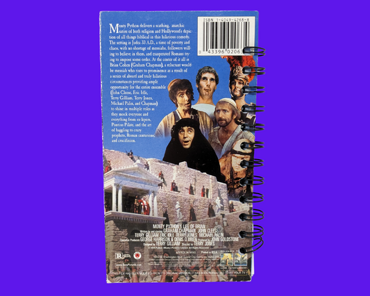 Monty Python's Life Of Brian VHS Movie Notebook