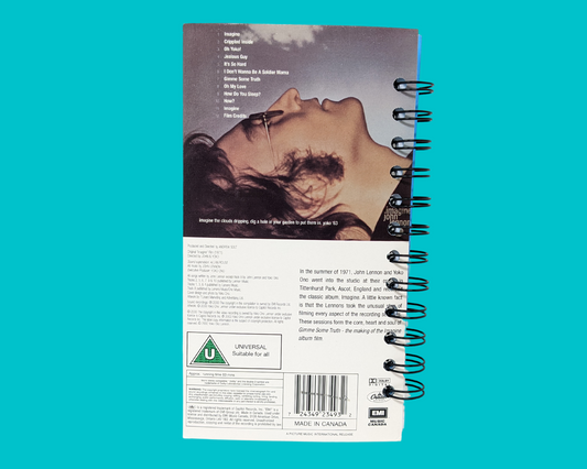 Gimme Some Truth, The Making of Imagine Album VHS Movie Notebook de John Lennon
