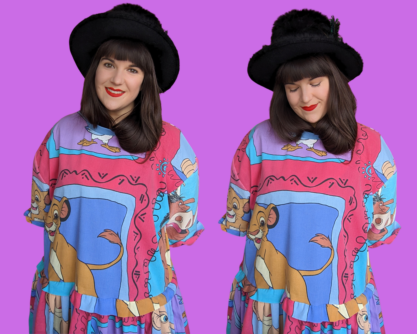 Fait à la main, robe t-shirt Pokemon drap de lit recyclé pour SML-XL
