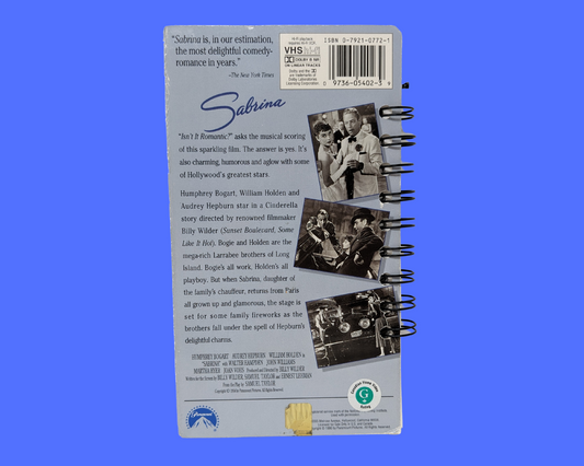 Sabrina VHS Movie Notebook