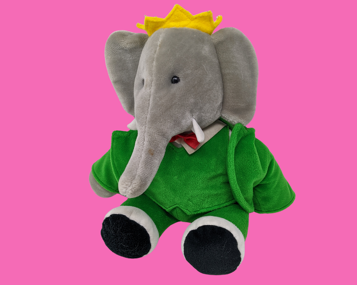 Vintage 1980's Official Babar Plush Toy