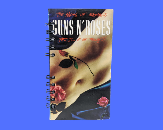 The Making of Estranged Guns N' Roses Part IV of the Trilogy VHS Movie Notebook