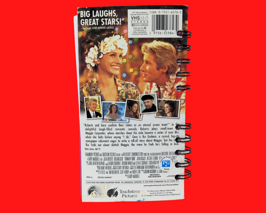Runaway Bride VHS Movie Notebook