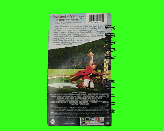 Harry Potter and the Philosopher's Stone VHS Movie Notebook