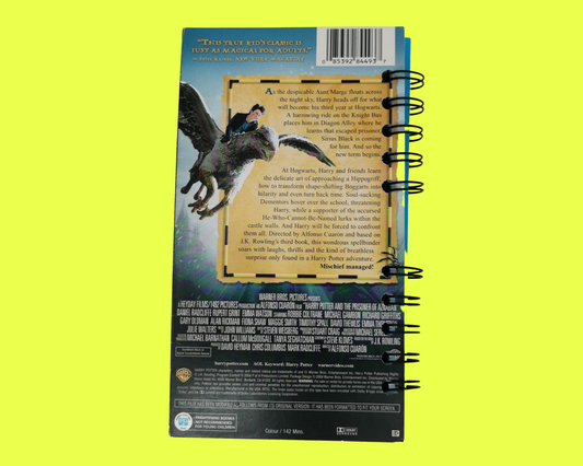 Harry Potter and the Prisoner of Azkaban VHS Movie Notebook