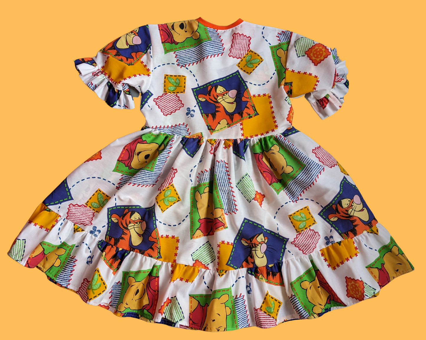 Handmade, Upcycled Disney Winnie The Pooh Dress Fits S-M-L-XL