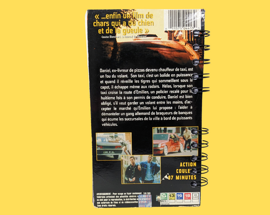 Taxi, Ça Roule Cahier de film VHS