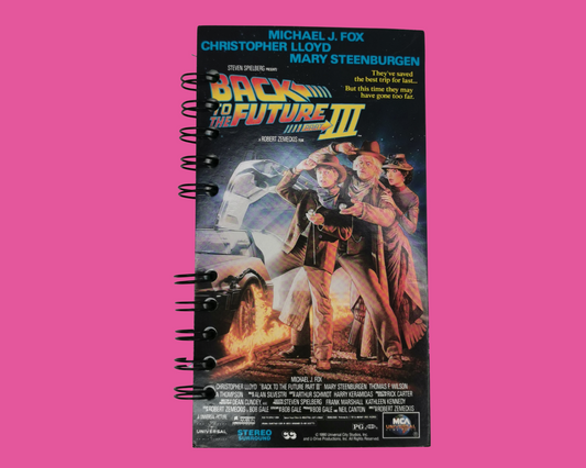Retour vers le futur III Cahier de film VHS