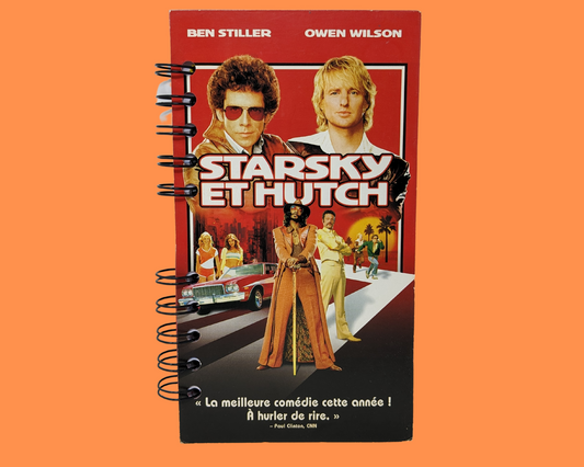 Starsky and Hutch French Version VHS Movie Notebook