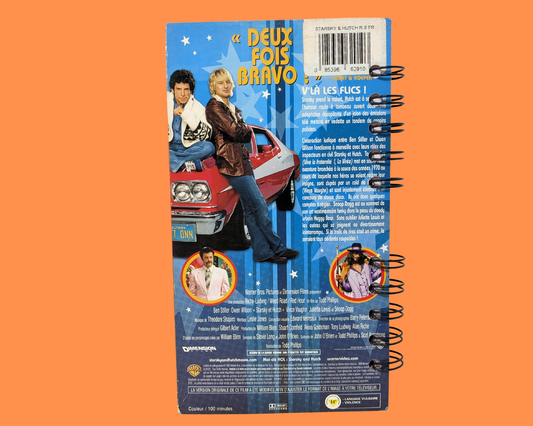 Starsky and Hutch French Version VHS Movie Notebook
