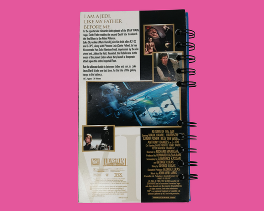 Star Wars Return of the Jedi VHS Movie Notebook