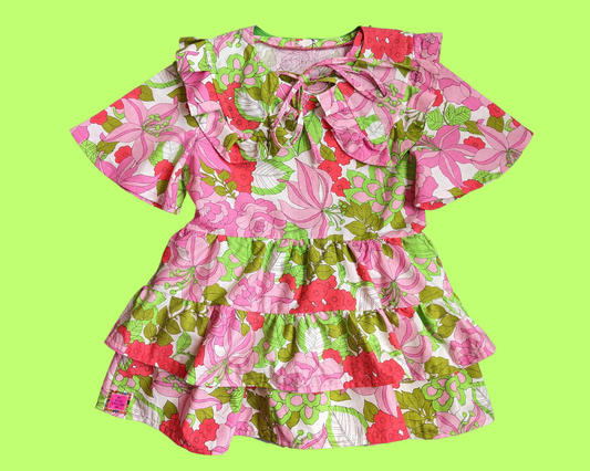 Fait à la main, robe t-shirt Pokemon drap de lit recyclé pour SML-XL