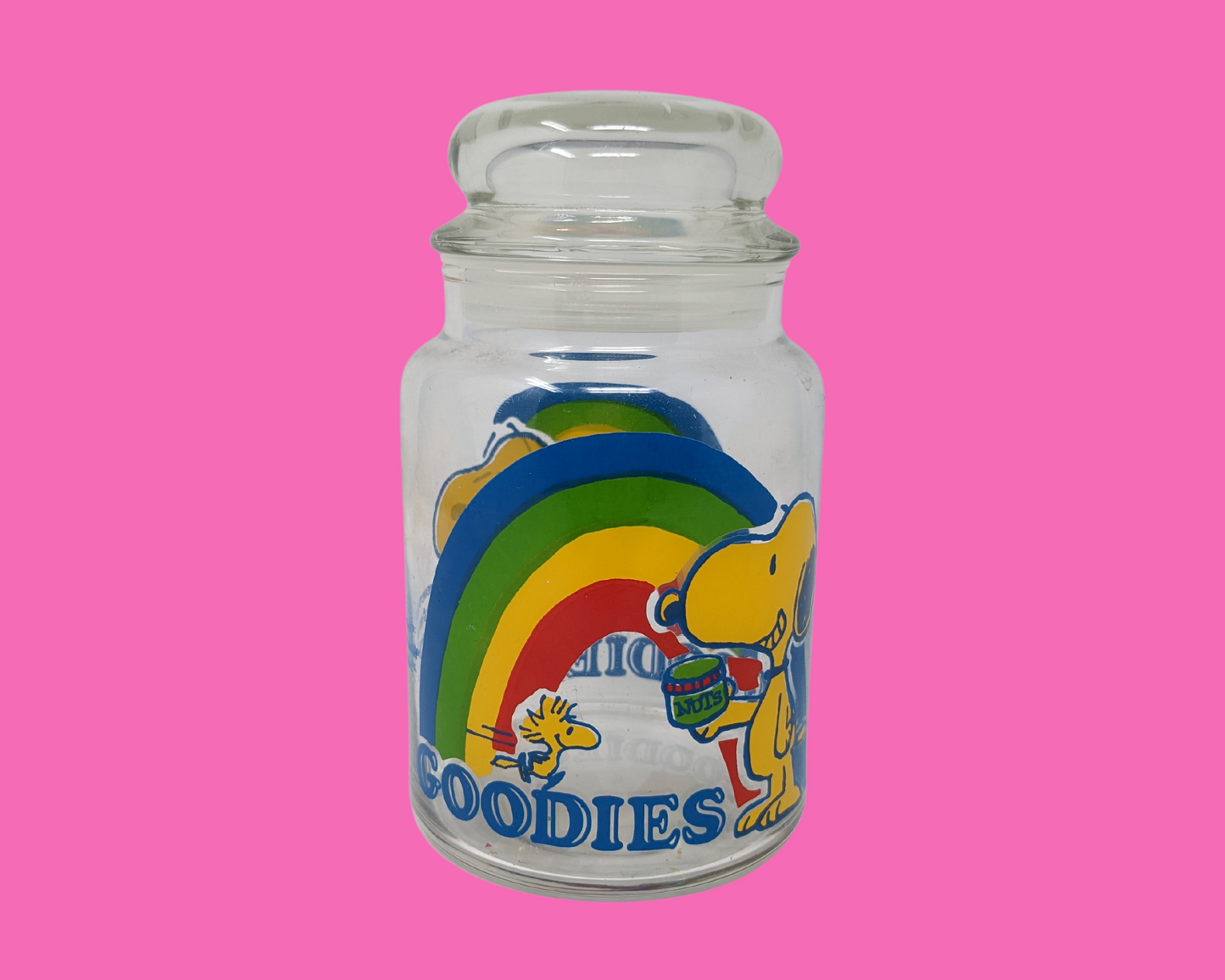 Charlie Brown, bocal à bonbons Snoopy vintage des années 1980