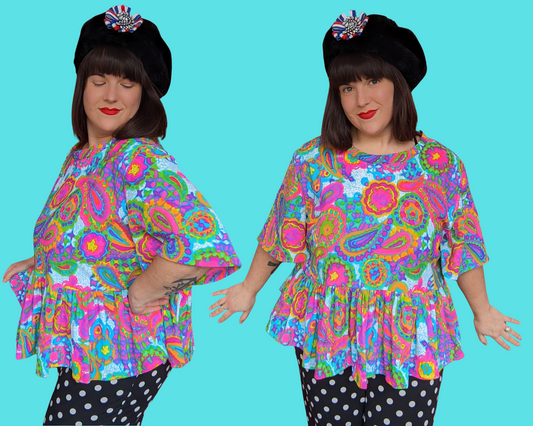 Fait à la main, robe t-shirt Pokemon drap de lit recyclé pour SML-XL