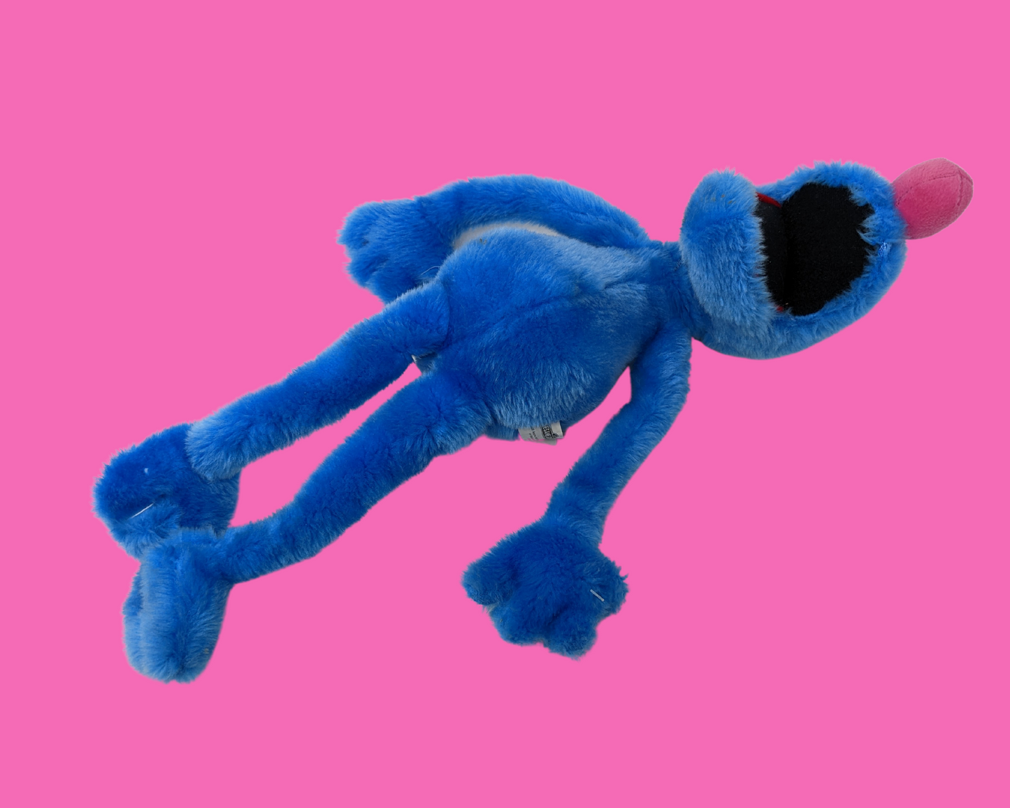 Jouet en peluche Grover de Sesame Street vintage des années 1990