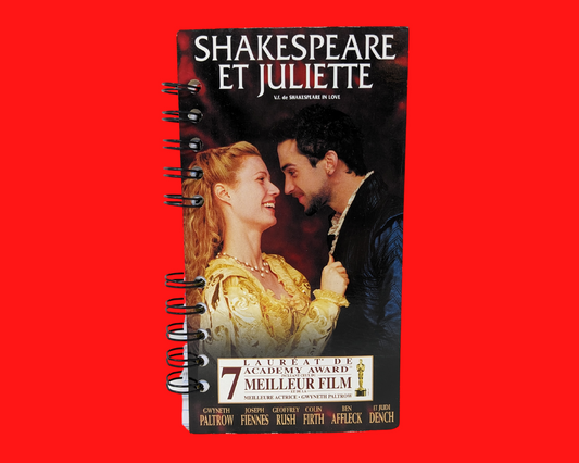 Shakespeare In Love French Version VHS Movie Notebook