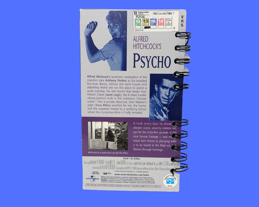 Psycho VHS Movie Notebook