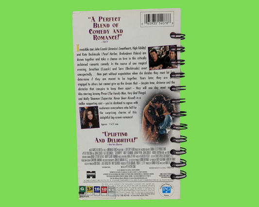 Serendipity VHS Movie Notebook