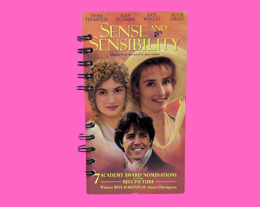 Sense & Sensibility VHS Movie Notebook