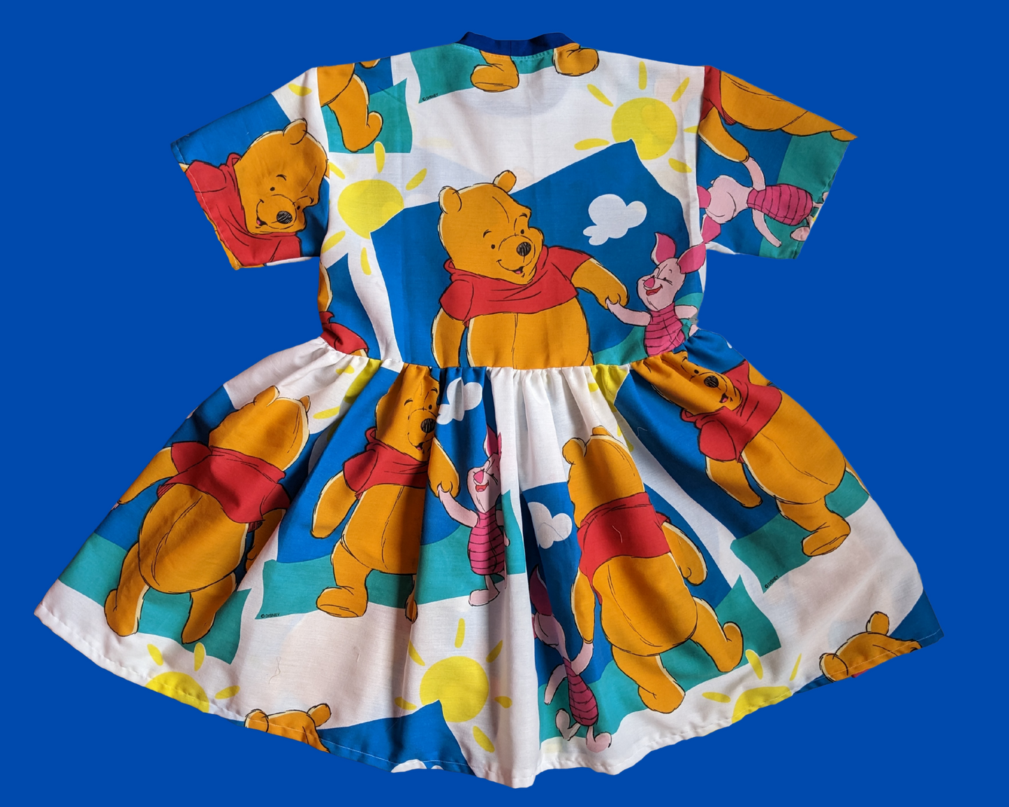 Fait à la main, robe t-shirt Pokemon drap de lit recyclé pour SML-XL