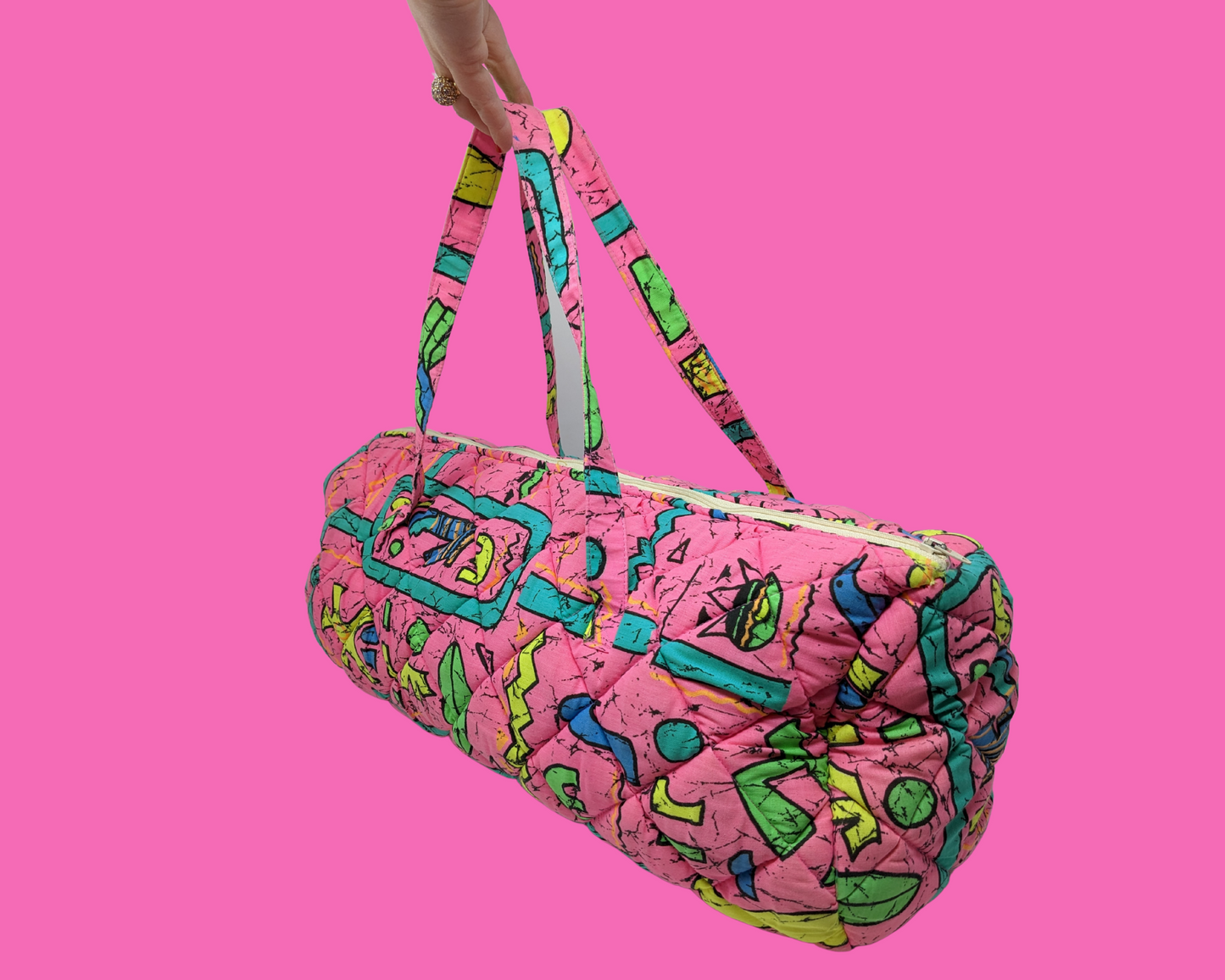 Vintage 1990's Pink, Groovy and Funky Bag