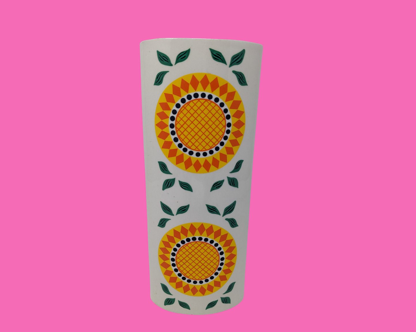 Vintage 1970's Groovy Flower Vase