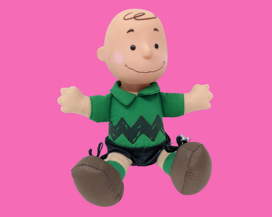 Vintage 1990's McDonald's Charlie Brown & Lucie Van Pelt Peluches, Figurines