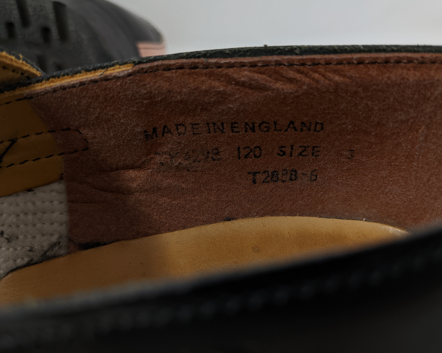 Vintage 1990's Tredair England Pink and Black Leather Kitties Shoes Size US 6.5