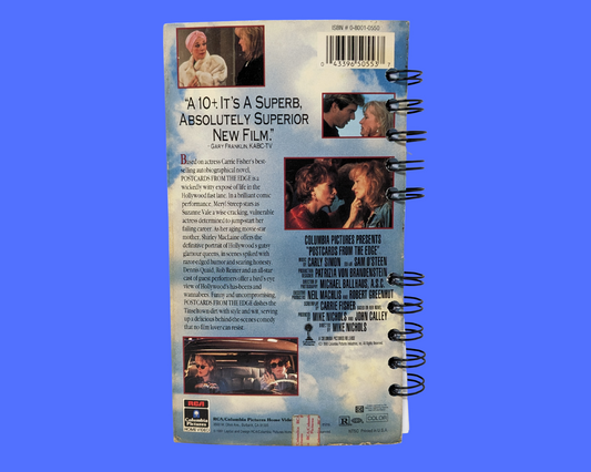 Postcards From The Edge VHS Movie Notebook