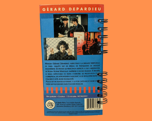 Police VHS Movie Notebook