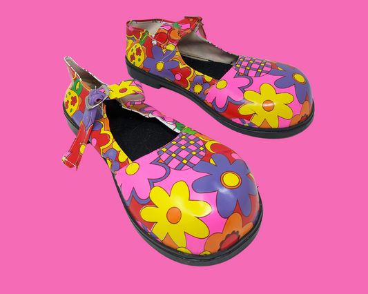Retro, Mod and Groovy Clown Shoes for Halloween Costume