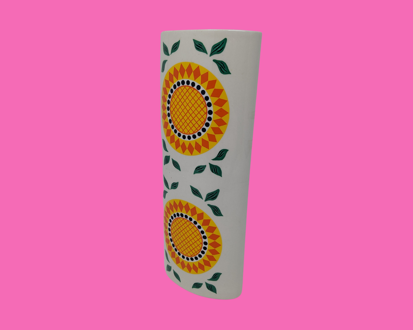 Vintage 1970's Groovy Flower Vase