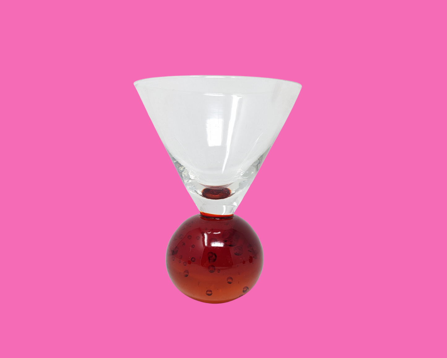 Ensemble de 4 petits verres à martini assortis vintage des années 1980 par Abbol China